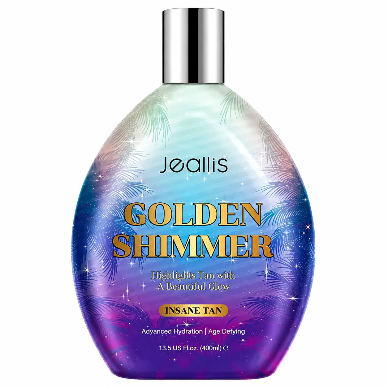 لوسیون برنزه کننده سولاریوم جیالیس مدل Jeallis Golden Shimmer