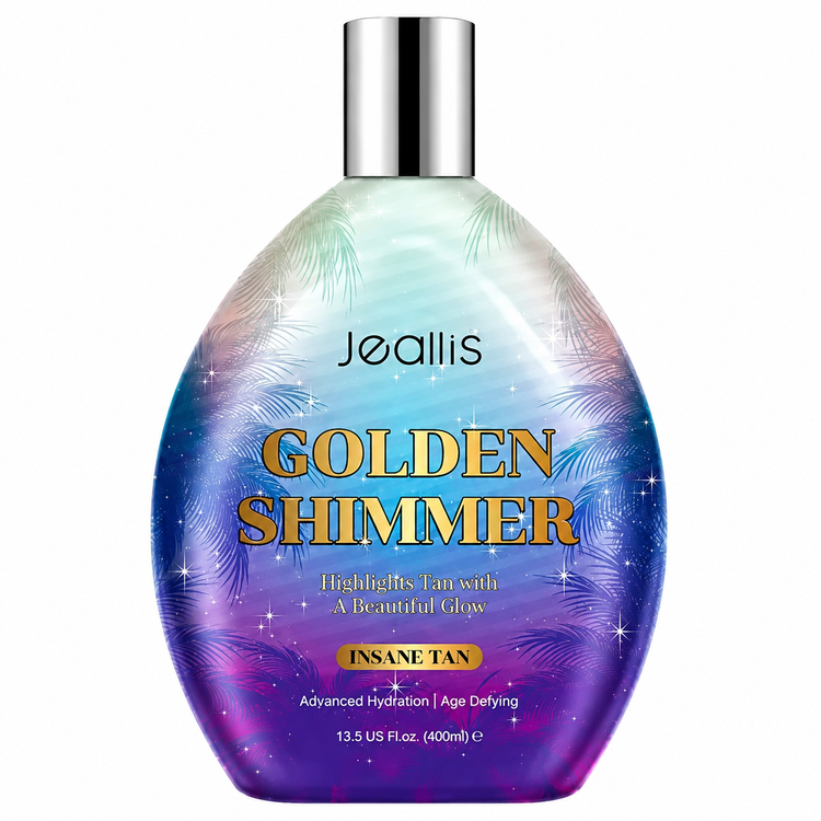 لوسیون برنزه کننده سولاریوم جیالیس مدل Jeallis Golden Shimmer